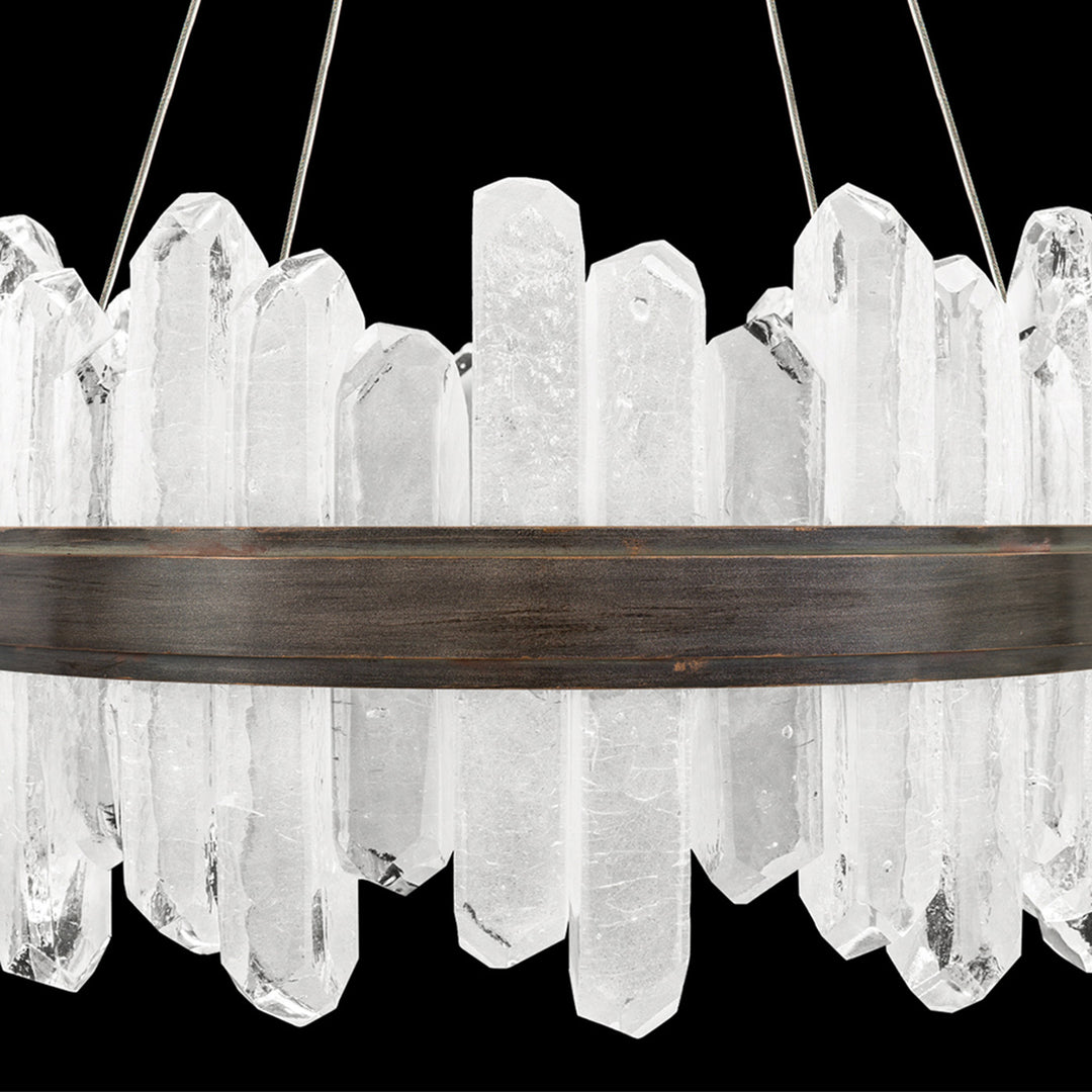 Fine Art Handcrafted Lighting Lior 21"W Round Pendant 882040 (Model 882040)