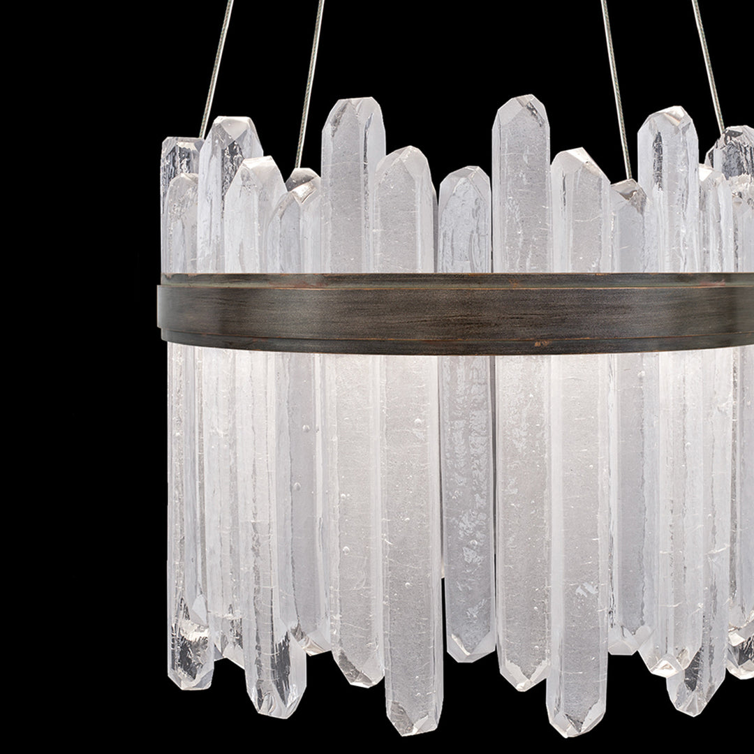 Fine Art Handcrafted Lighting Lior 21"W Round Pendant 882240 (Model 882240)