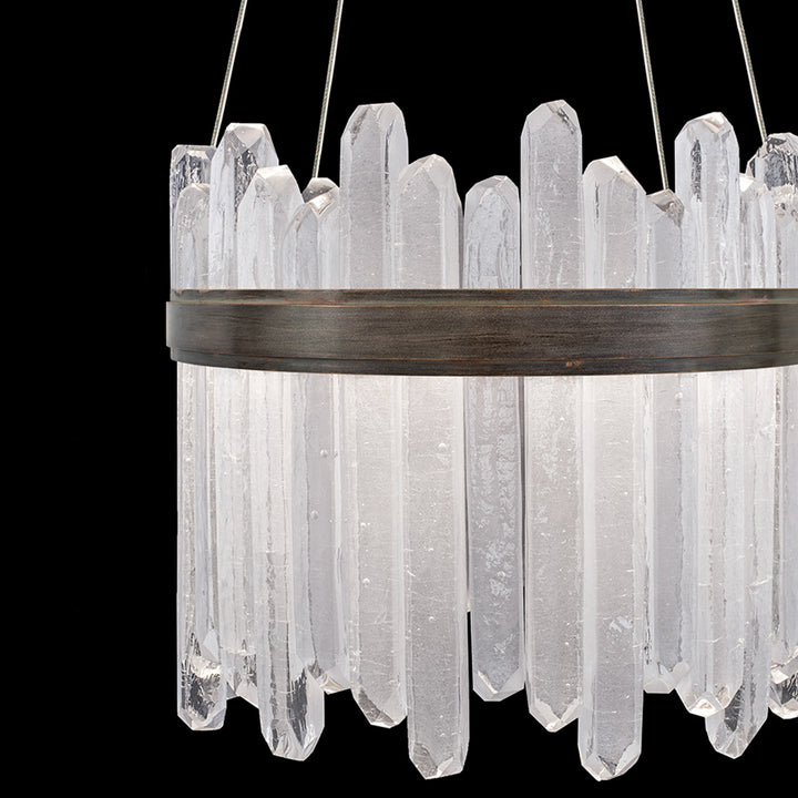 Fine Art Handcrafted Lighting Lior 21"W Round Pendant 882240 (Model 882240)