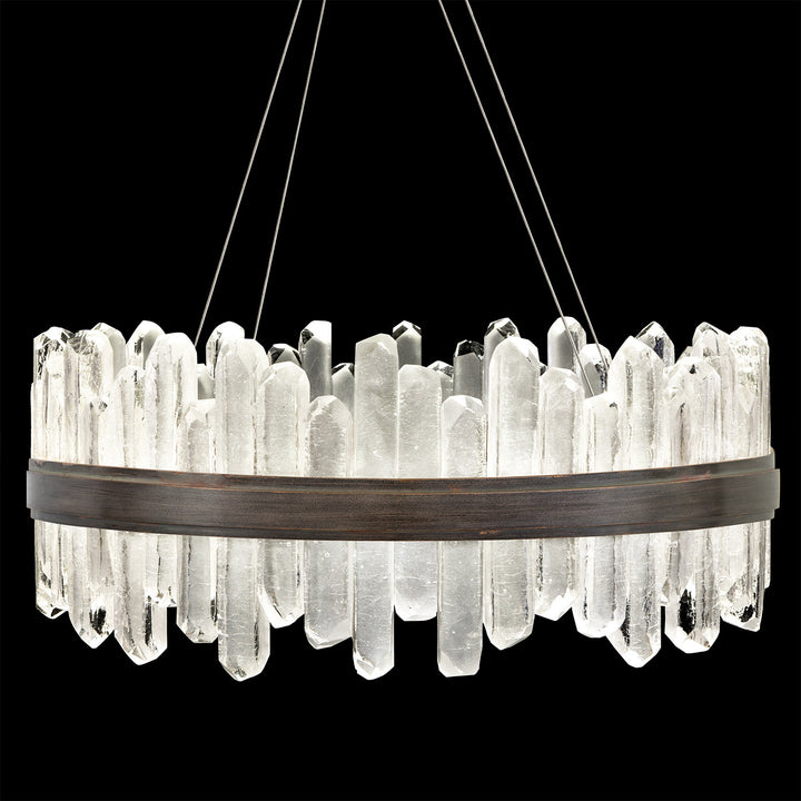 Fine Art Handcrafted Lighting Lior 30.5"W Round Pendant 882340 (Model 882340)