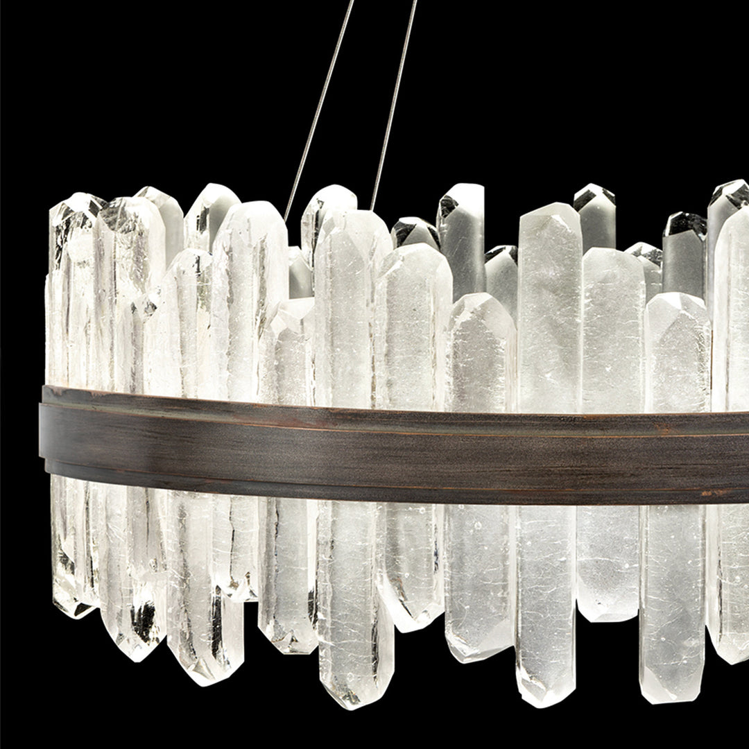 Fine Art Handcrafted Lighting Lior 30.5"W Round Pendant 882340 (Model 882340)