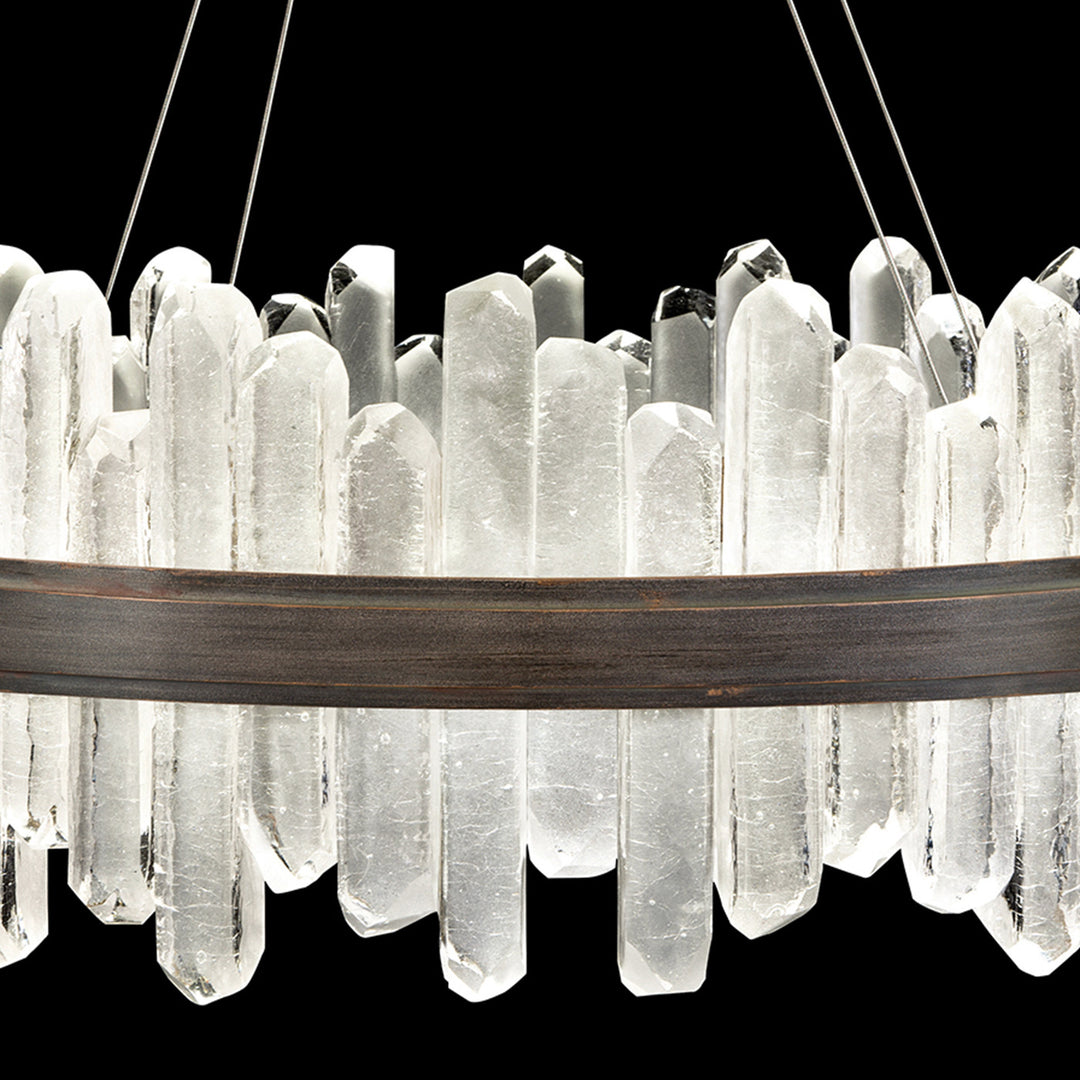 Fine Art Handcrafted Lighting Lior 30.5"W Round Pendant 882340 (Model 882340)