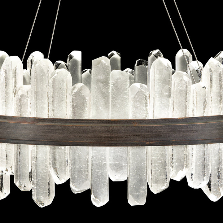 Fine Art Handcrafted Lighting Lior 30.5"W Round Pendant 882340 (Model 882340)