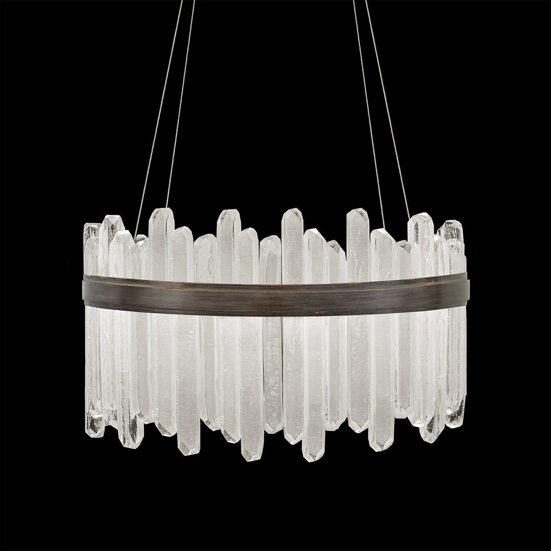Fine Art Handcrafted Lighting Lior 30.5"W Round Pendant 882540 (Model 882540)