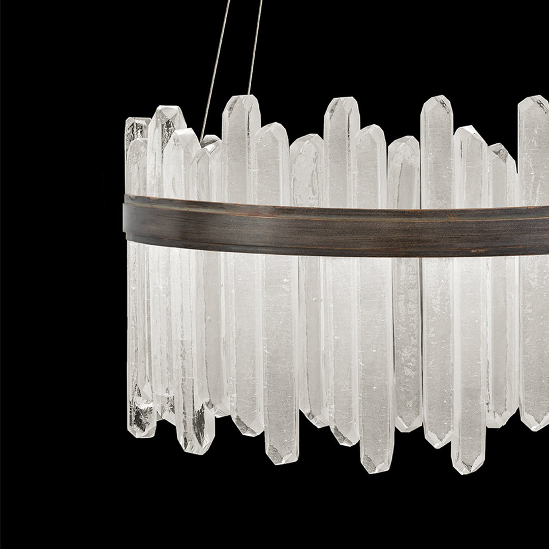 Fine Art Handcrafted Lighting Lior 30.5"W Round Pendant 882540 (Model 882540)