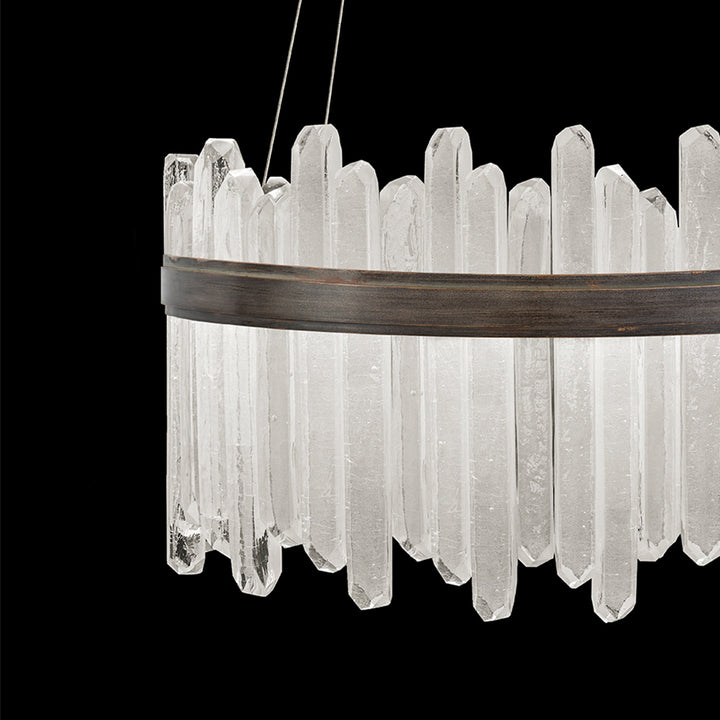 Fine Art Handcrafted Lighting Lior 30.5"W Round Pendant 882540 (Model 882540)