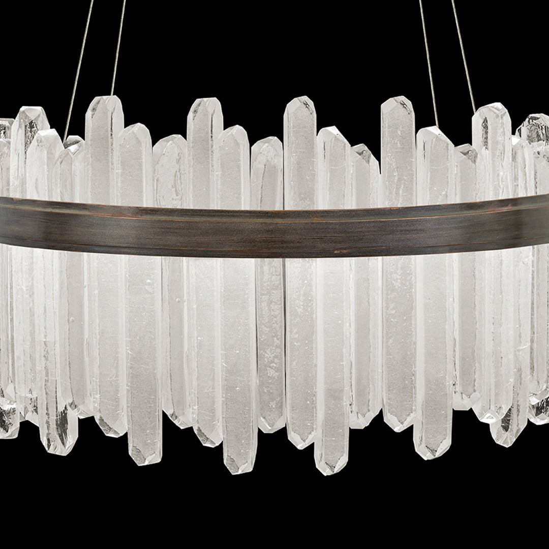 Fine Art Handcrafted Lighting Lior 30.5"W Round Pendant 882540 (Model 882540)