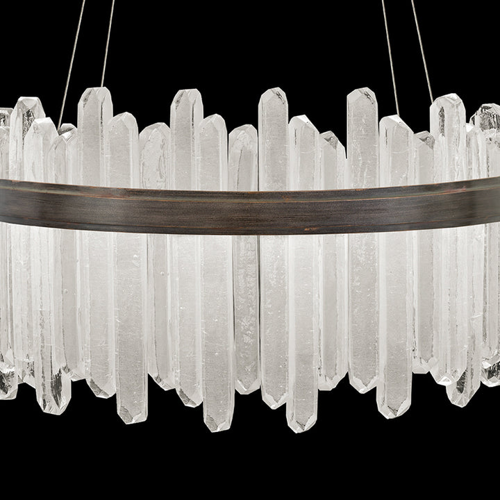 Fine Art Handcrafted Lighting Lior 30.5"W Round Pendant 882540 (Model 882540)