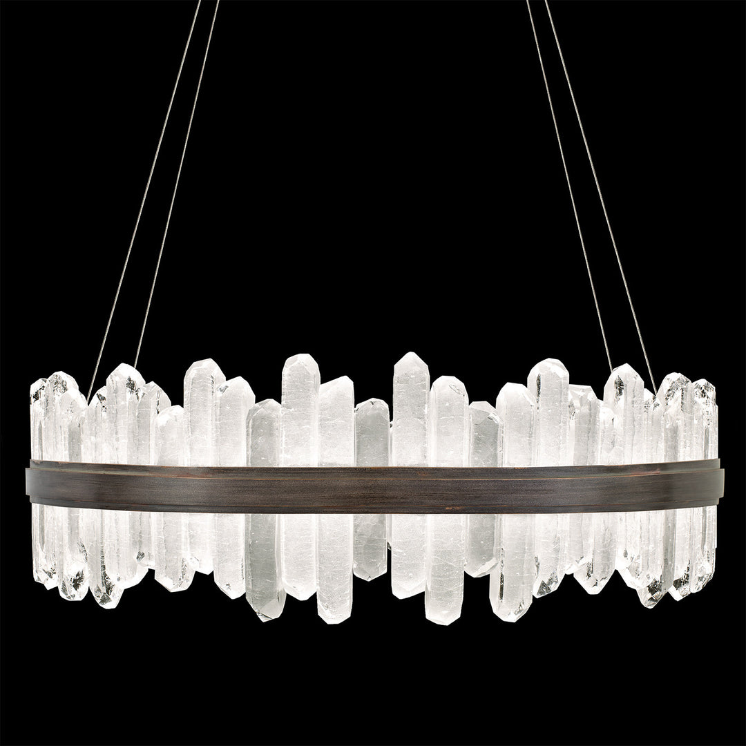 Fine Art Handcrafted Lighting Lior 41"W Round Pendant 882640 (Model 882640)