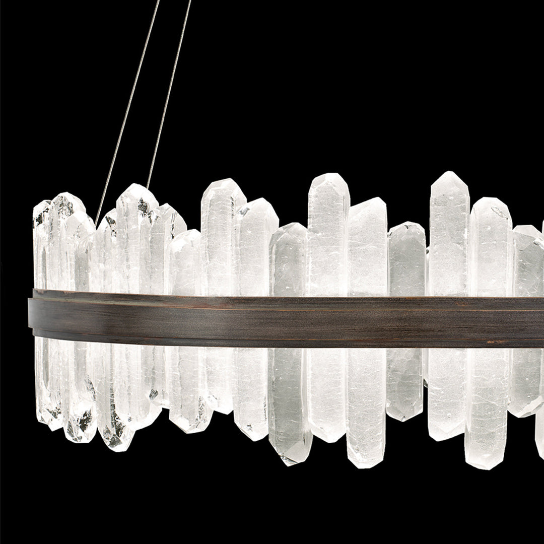 Fine Art Handcrafted Lighting Lior 41"W Round Pendant 882640 (Model 882640)