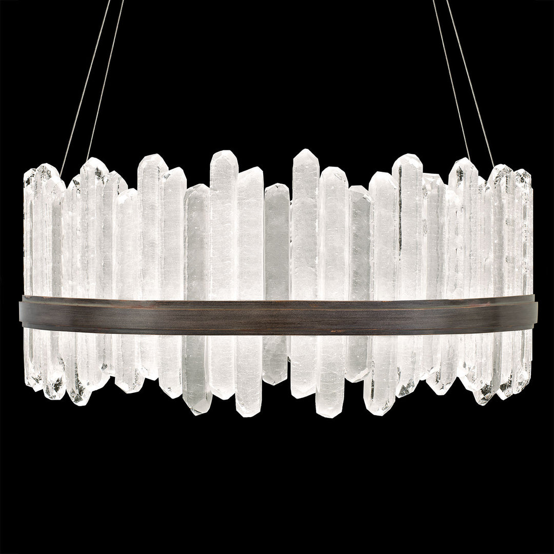 Fine Art Handcrafted Lighting Lior 41"W Round Pendant 882840 (Model 882840)