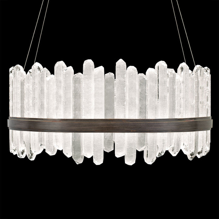 Fine Art Handcrafted Lighting Lior 41"W Round Pendant 882840 (Model 882840)