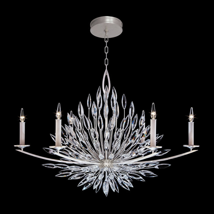 Fine Art Handcrafted Lighting Lily Buds 48"W Oblong Chandelier (Model 883240)