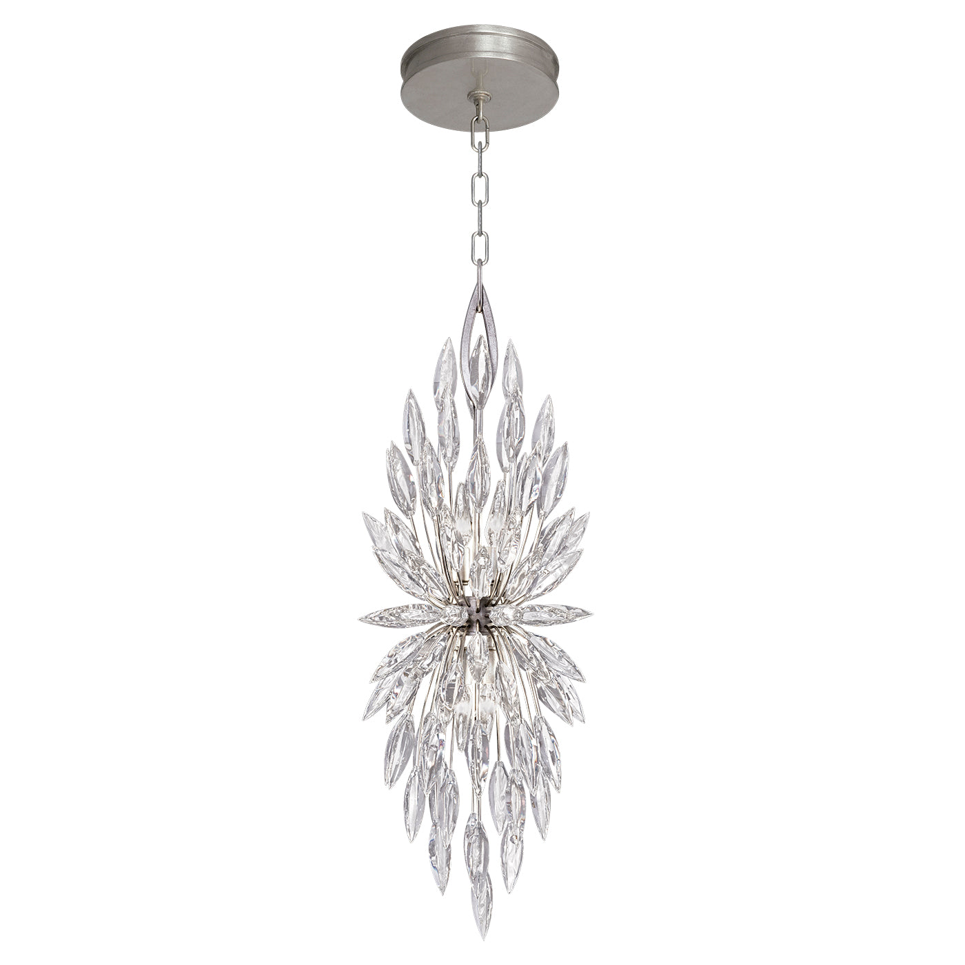 Fine Art Handcrafted Lighting Lily Buds Pendant Chandeliers Fine Art Handcrafted Lighting Silver 13 x 37 