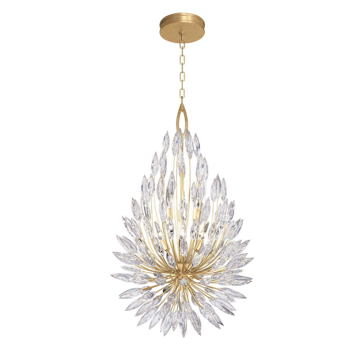 Fine Art Handcrafted Lighting Lily Buds Pendant Chandeliers Fine Art Handcrafted Lighting Gold 24 x 40 