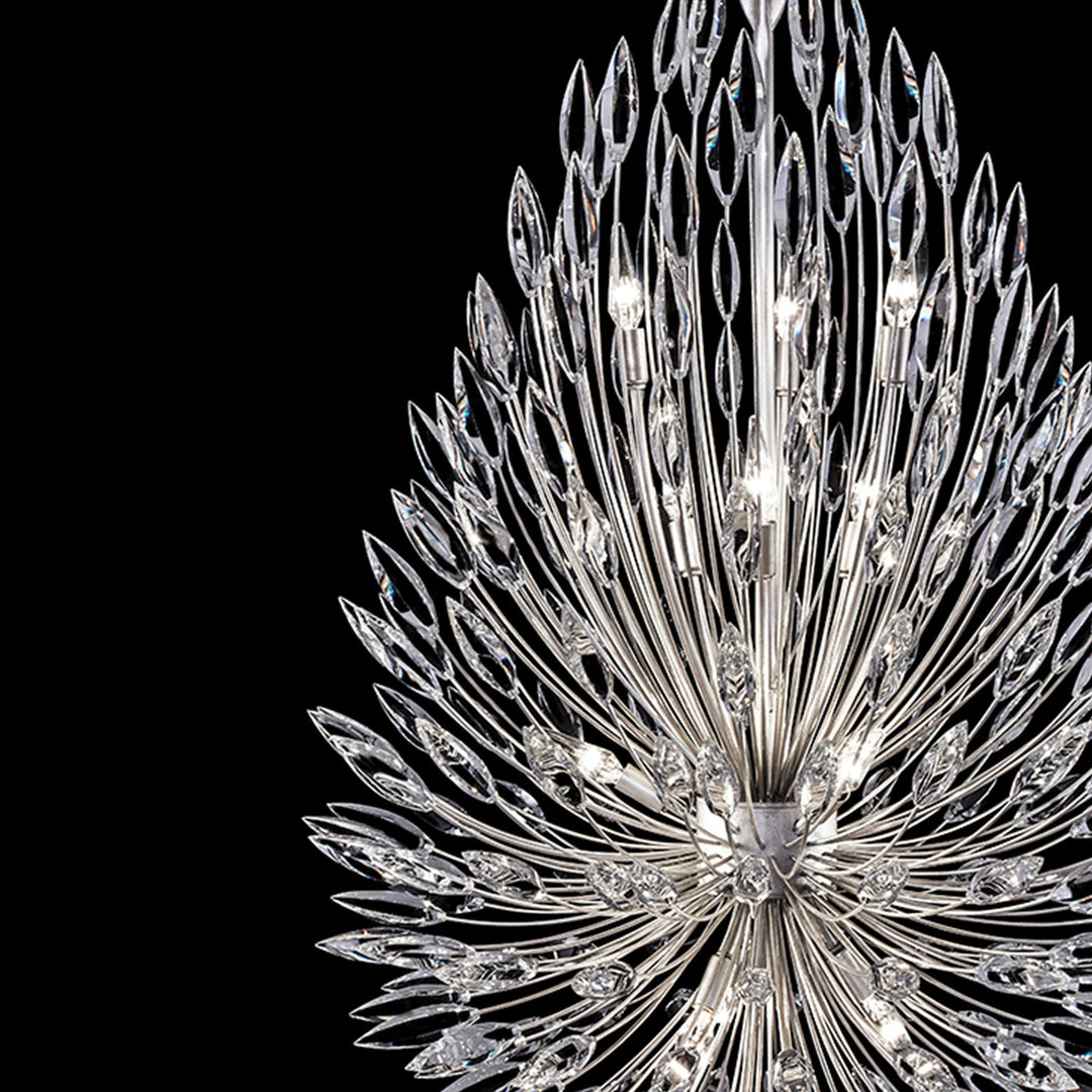 Fine Art Handcrafted Lighting Lily Buds 33.5"W Round Pendant (Model 883940)