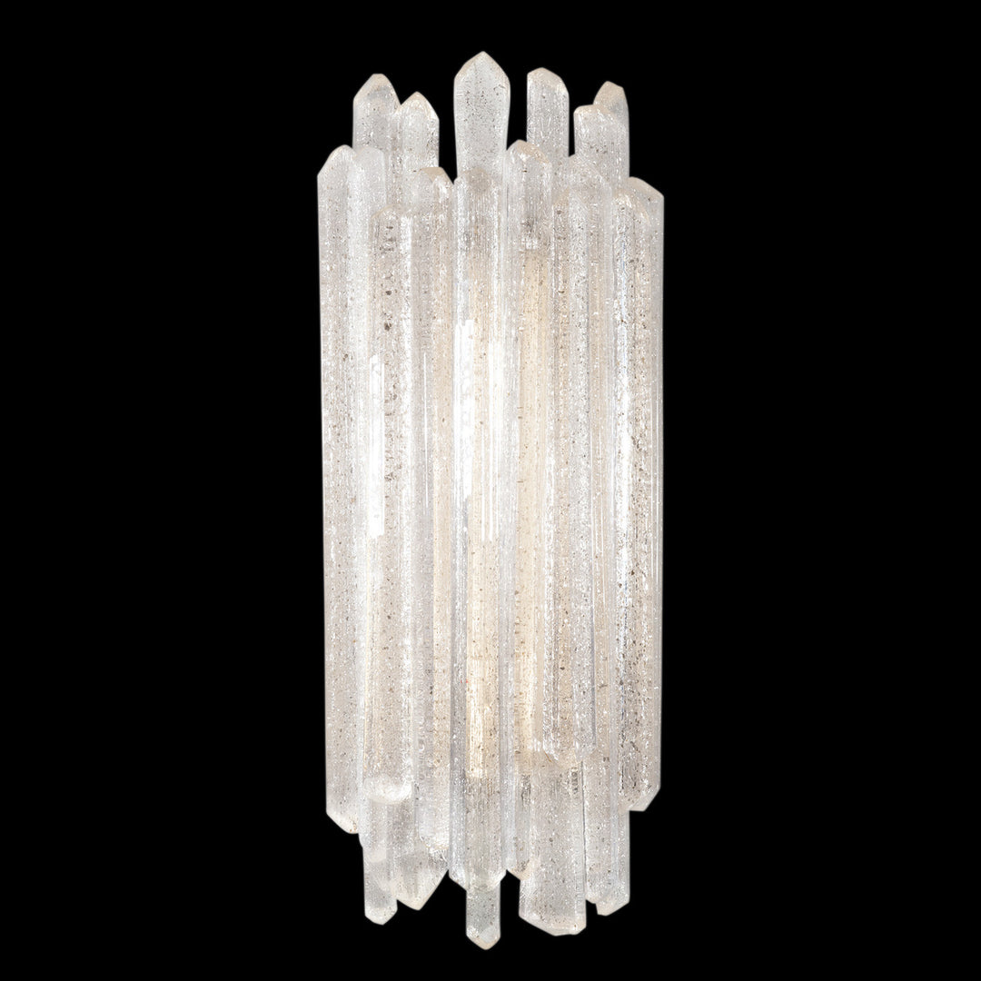 Fine Art Handcrafted Lighting Diamantina 16.5"H Sconce in Standard Silver Leaf (887550ST)