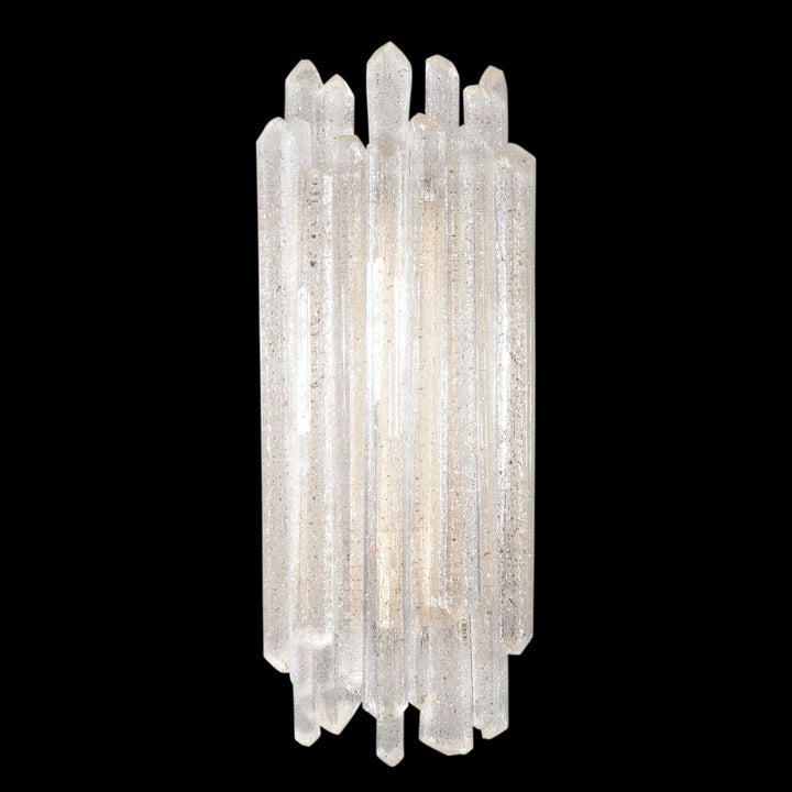 Fine Art Handcrafted Lighting Diamantina 16.5"H Sconce in Standard Silver Leaf (887550ST)