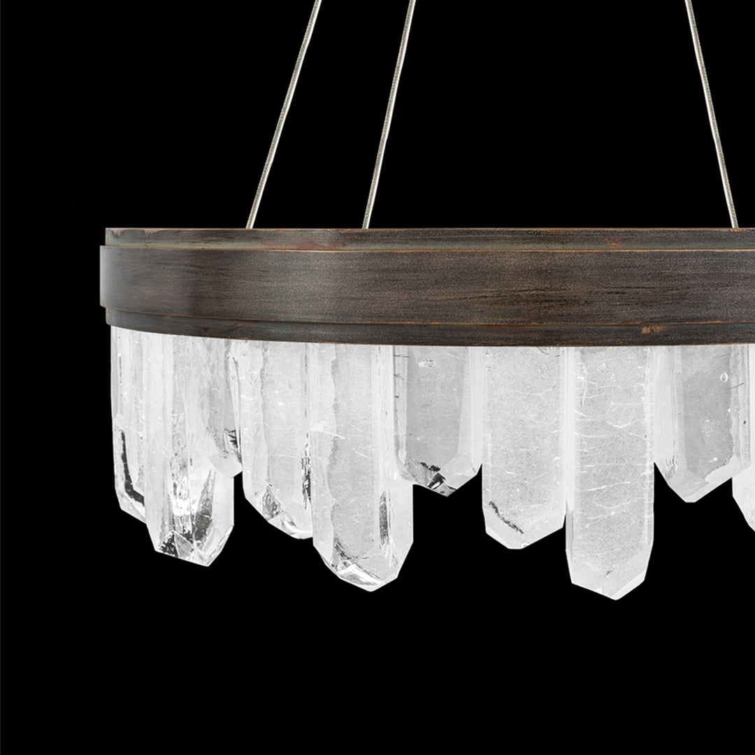 Fine Art Handcrafted Lighting Lior 21"W Round Pendant 888040 (Model 888040)