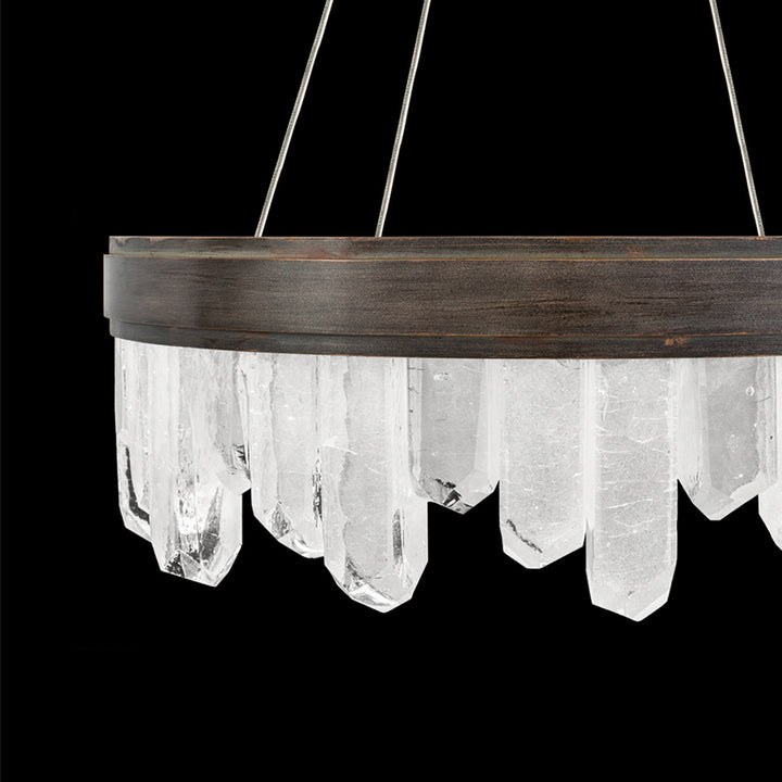 Fine Art Handcrafted Lighting Lior 21"W Round Pendant 888040 (Model 888040)
