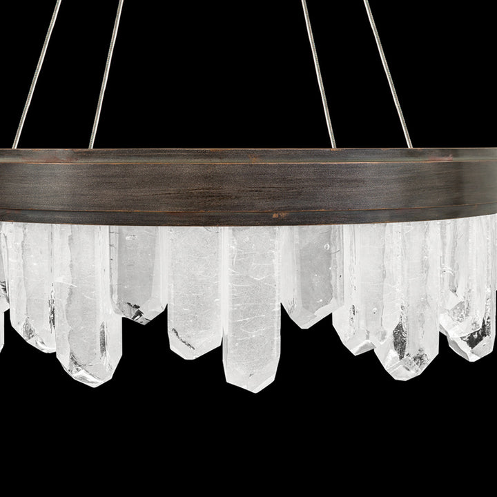 Fine Art Handcrafted Lighting Lior 21"W Round Pendant 888040 (Model 888040)