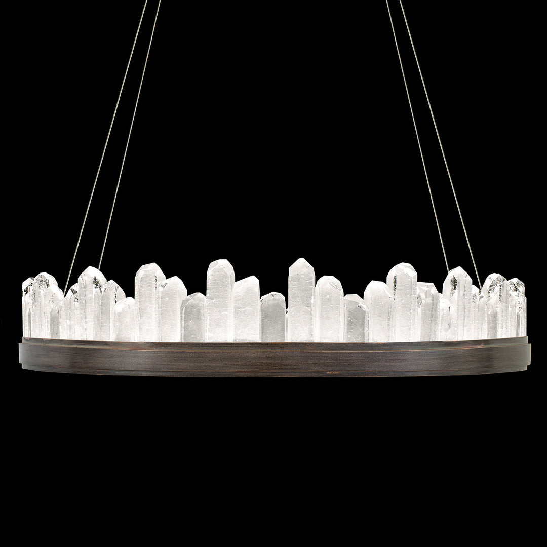Fine Art Handcrafted Lighting Lior 41"W Round Pendant 888440 (Model 888440)