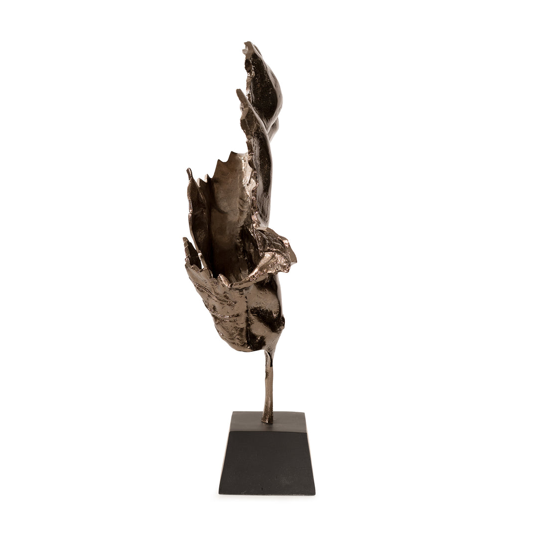 Howard Elliott Whispering Leaf Sculpture