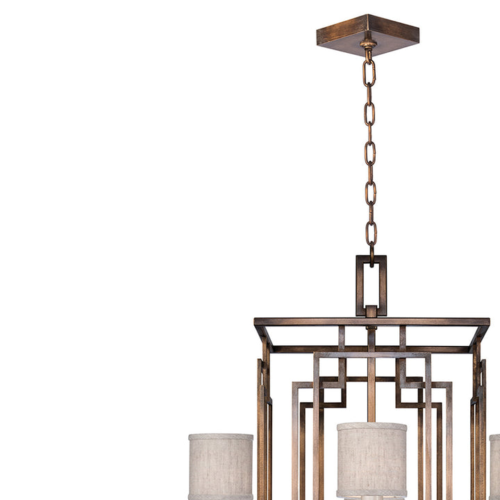 Fine Art Handcrafted Lighting Cienfuegos 24"W Square Chandelier (Model 889040-1)