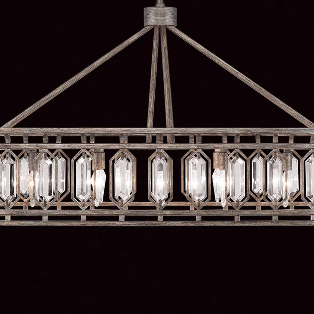 Fine Art Handcrafted Lighting Westminster 52"W Oblong Pendant (Model 889940)