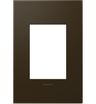 Legrand adorne Bronze 1-Gang + wall plate