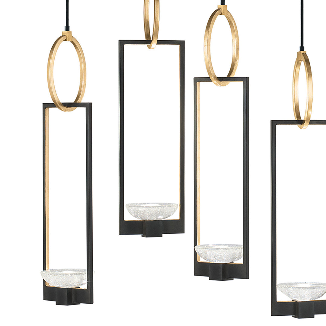 Fine Art Handcrafted Lighting Delphi 48"W Rectangular Pendant (Model 893140)