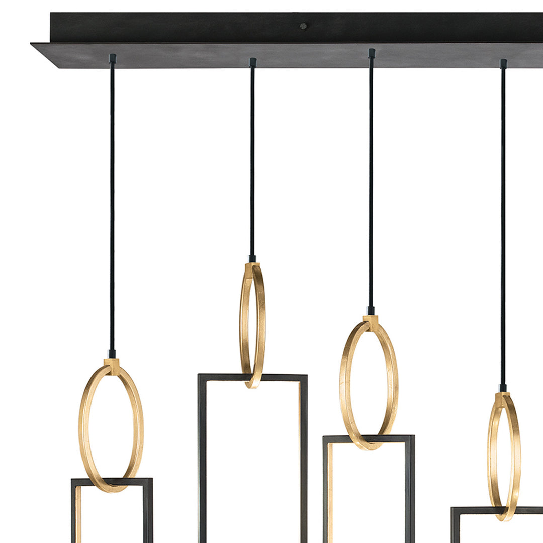 Fine Art Handcrafted Lighting Delphi 48"W Rectangular Pendant (Model 893140)
