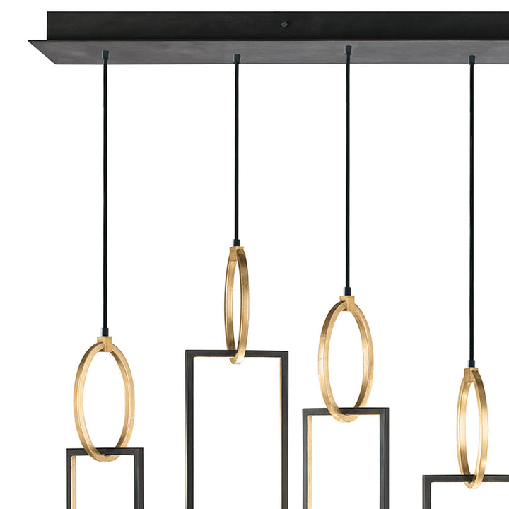 Fine Art Handcrafted Lighting Delphi 48"W Rectangular Pendant (Model 893140)