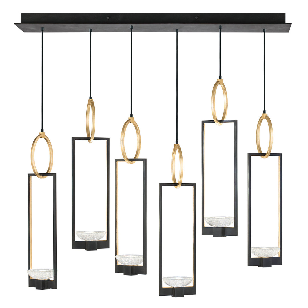 Fine Art Handcrafted Lighting Delphi 48"W Rectangular Pendant (Model 893140)