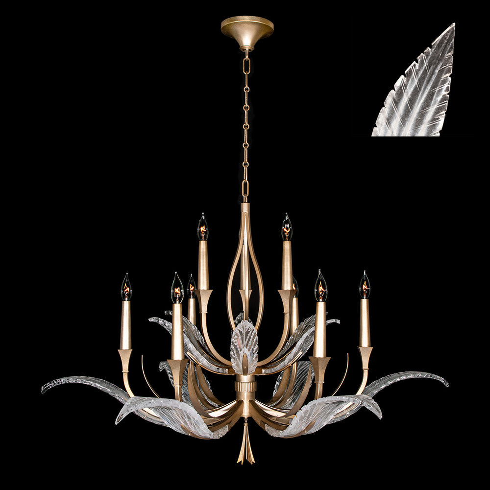 Fine Art Lamps Plume 45" Round Chandelier Chandeliers Fine Art Handcrafted Lighting   