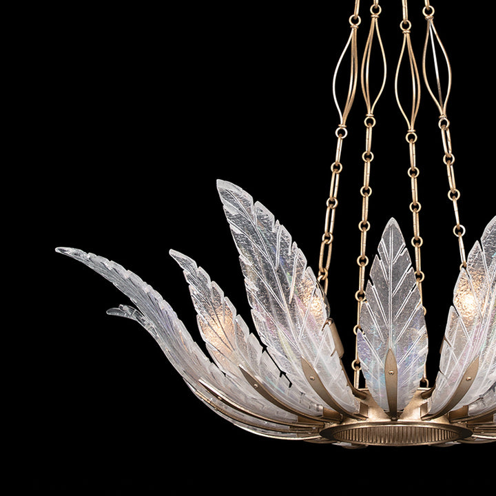 Fine Art Handcrafted Lighting Plume 39"W Round Pendant (Model 894040)