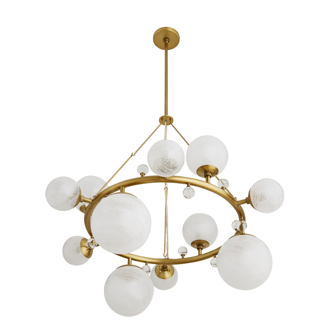 Arteriors 89447 Troon Round Chandelier frame detail