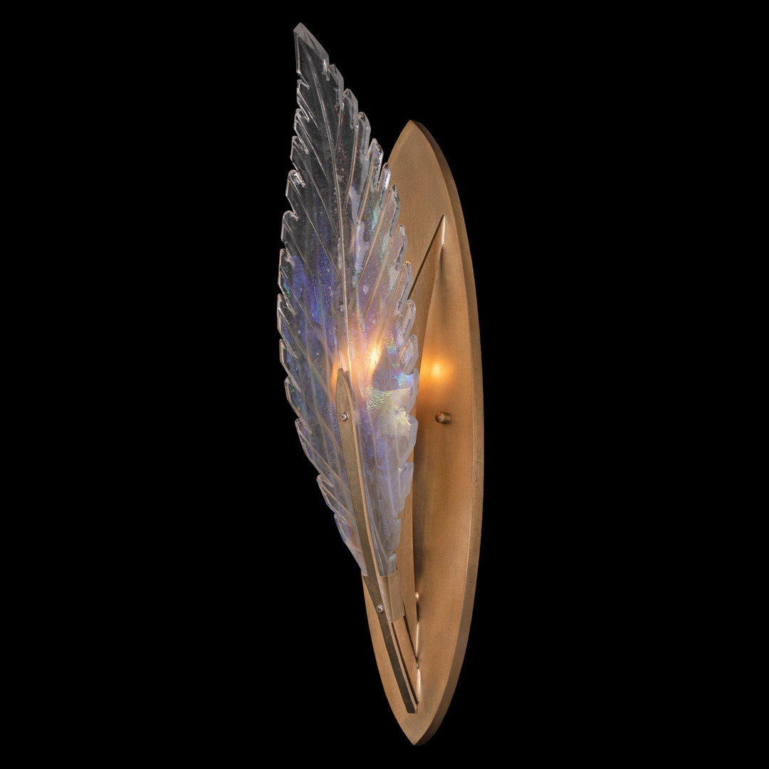 Fine Art Handcrafted Lighting Plume 22"H Sconce (Model 894550)