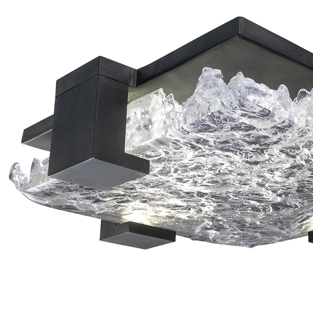 Fine Art Handcrafted Lighting Terra 16.75"W Square Flush Mount (Model 895440)