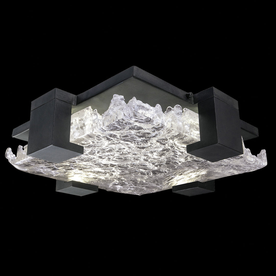 Fine Art Handcrafted Lighting Terra 16.75"W Square Flush Mount (Model 895440)