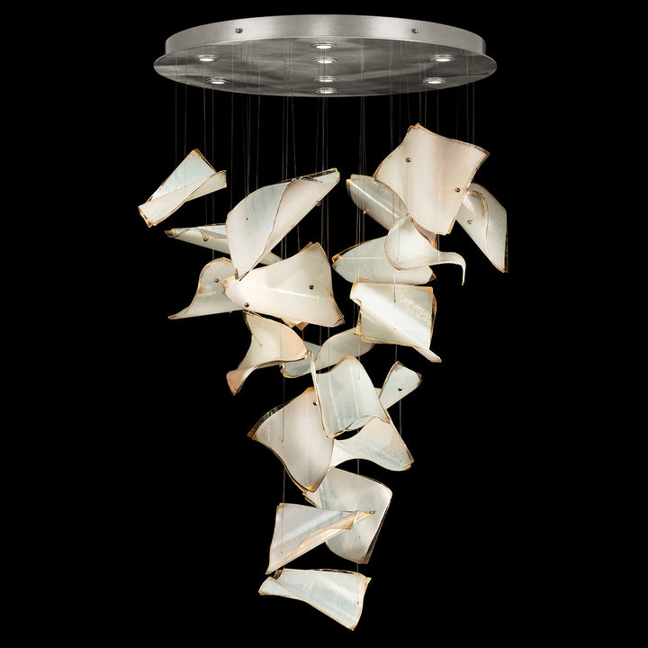 Fine Art Handcrafted Lighting Elevate 32"W Round Pendant 895840 (Model 895840)