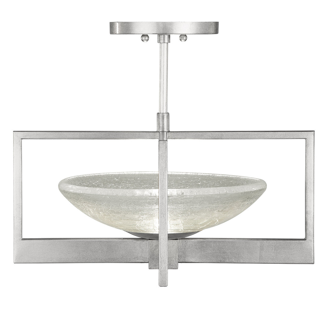 Fine Art Handcrafted Lighting Delphi 18"W Round Semi-Flush Mount (Model 896440)
