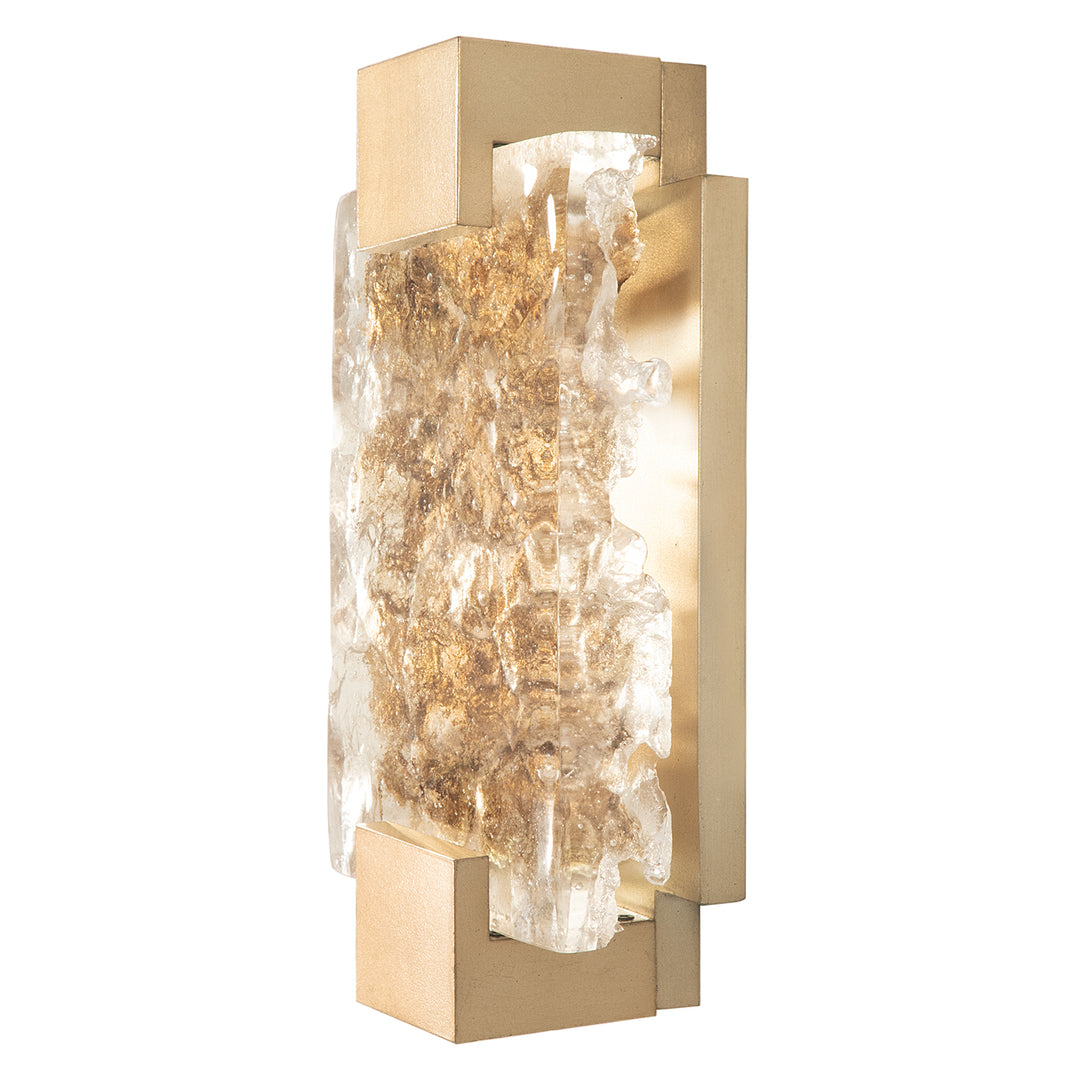 Fine Art Handcrafted Lighting Terra Sconce Wall Sconces Fine Art Handcrafted Lighting Gold/Gold Leaf Glass 6.25 x 11.75 