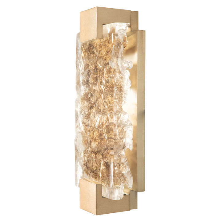 Fine Art Handcrafted Lighting Terra Sconce Wall Sconces Fine Art Handcrafted Lighting Gold/Gold Leaf Glass 6.25 x 15.75 