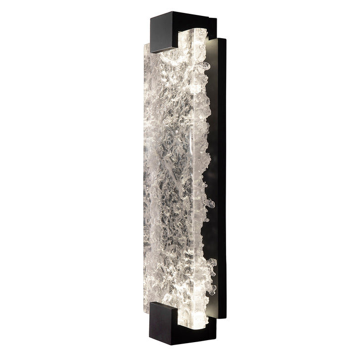 Fine Art Handcrafted Lighting Terra Sconce Wall Sconces Fine Art Handcrafted Lighting Black/Clear Glass 6.25 x 21.75 