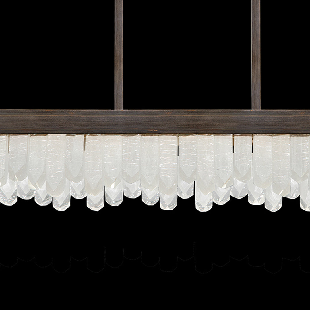 Fine Art Handcrafted Lighting Lior 48"W Rectangular Pendant 898940 (Model 898940)