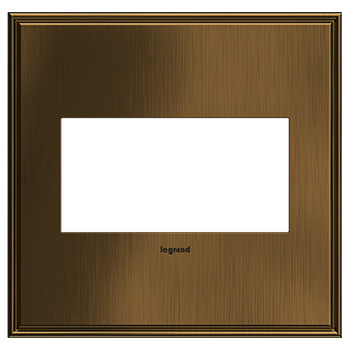Legrand adorne Coffee 2-Gang wall plate