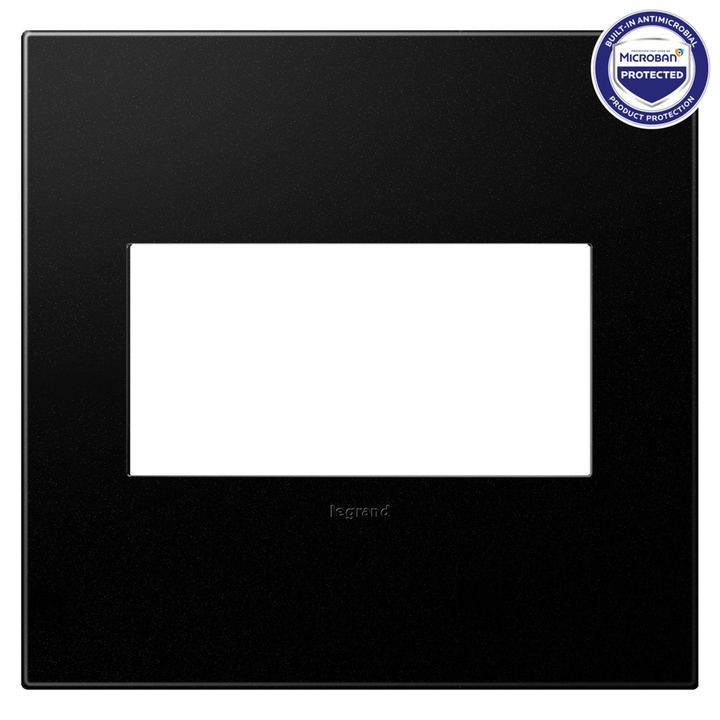 Legrand adorne Graphite 2-Gang wall plate