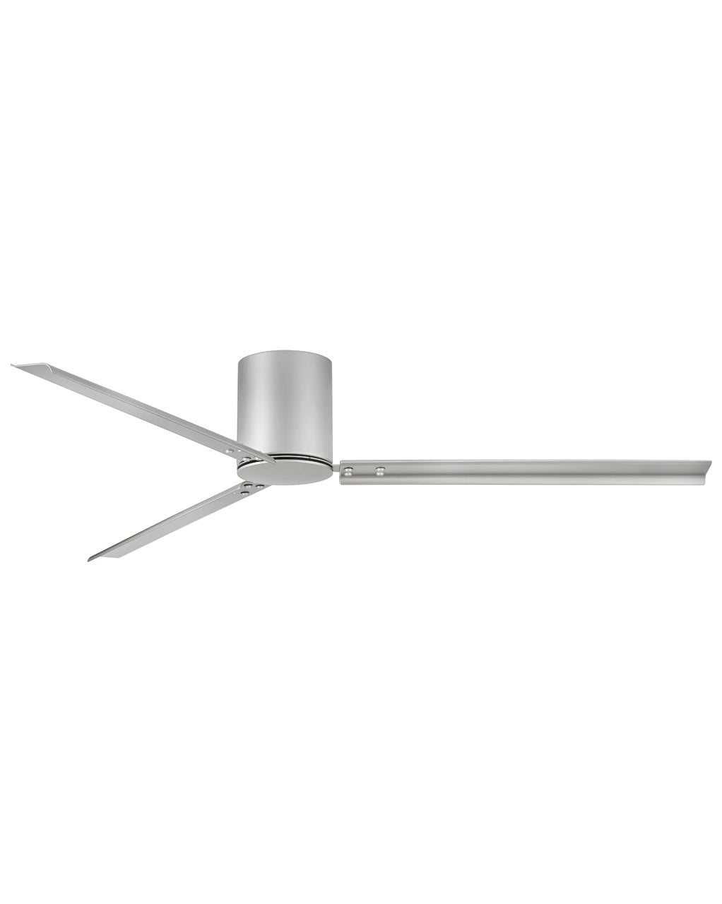 Hinkley Indy Flush Fan Outdoor Ceiling Fans Hinkley 72 Brushed Nickel Brushed Nickel