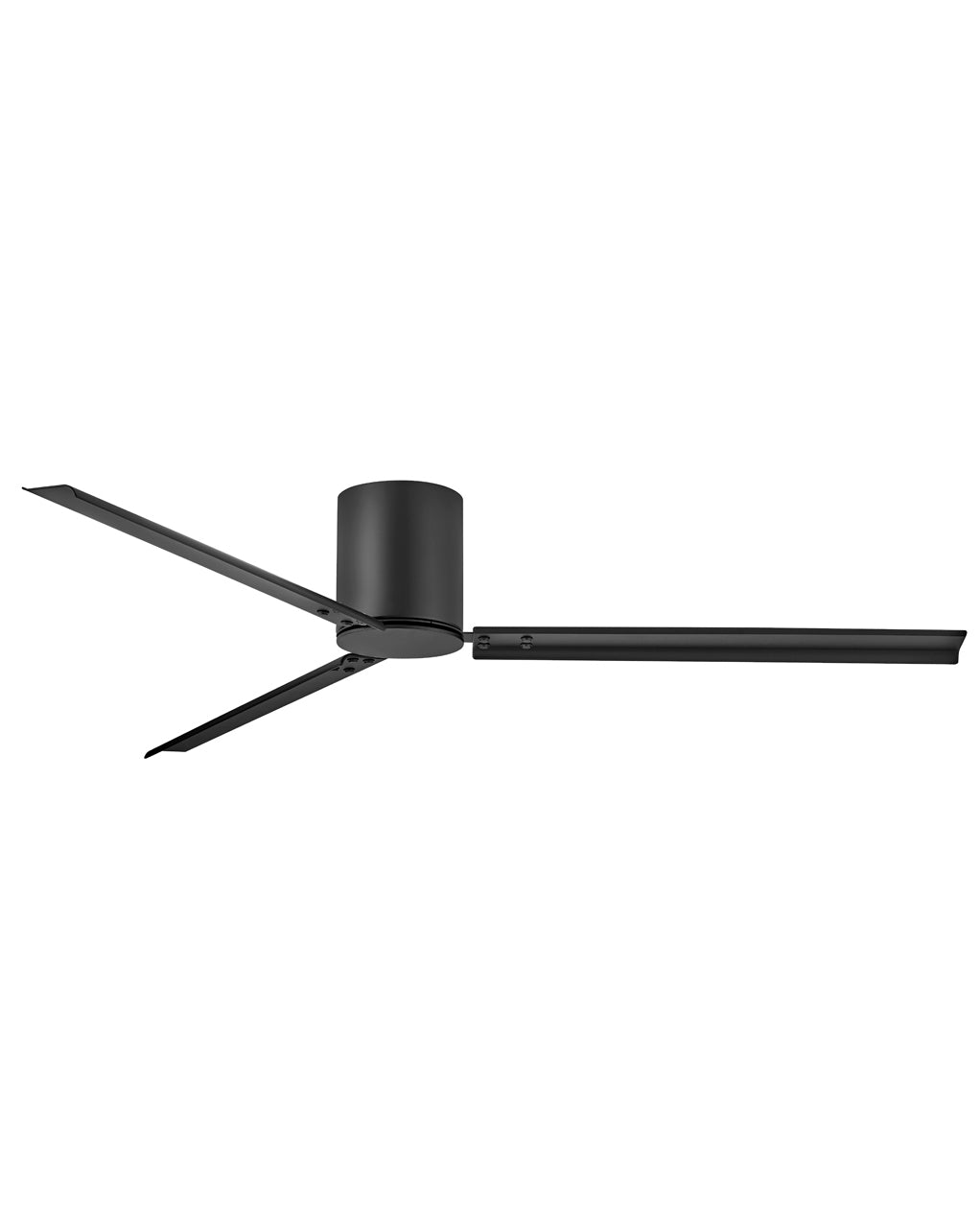 Hinkley Indy Flush Fan Outdoor Ceiling Fans Hinkley 72 Matte Black Matte Black